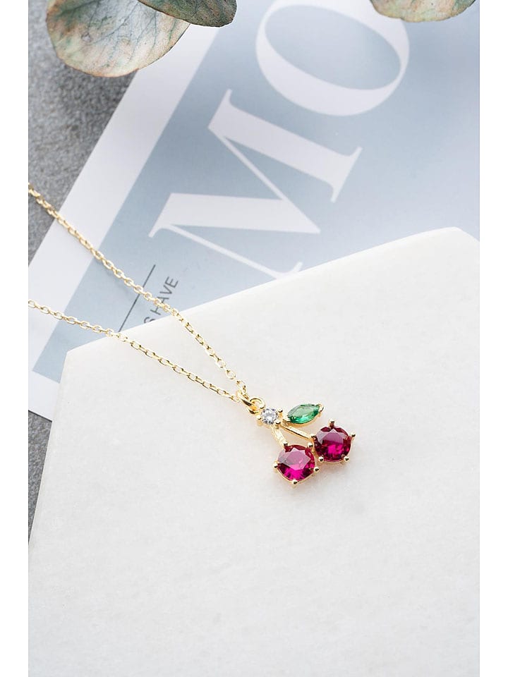 Lodie Silver Pozłacany naszyjnik z zawieszką - dł. 42 cm rozmiar: onesize