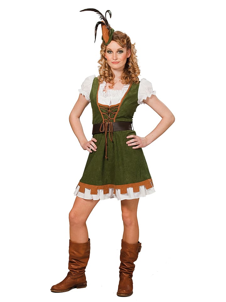 Rubie`s 3-częściowy kostium w kolorze zielono-jasnobrązowym rozmiar: 42