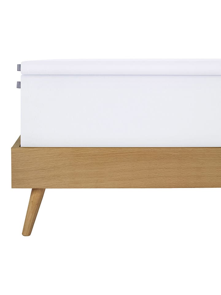 Schiesser Dżersejowe prześcieradło w kolorze białym na topper rozmiar: 180x200 cm