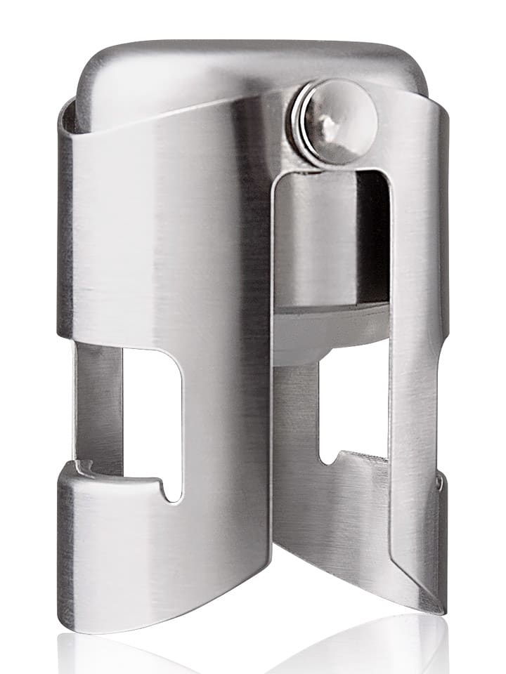 Vacu Vin Korek w kolorze srebrnym do szampana - wys. 5,5 x Ø 4 cm rozmiar: onesize