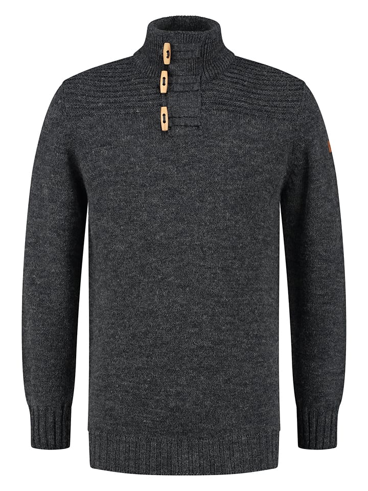 Travelin` Sweter "Orsa" w kolorze antracytowym rozmiar: XL