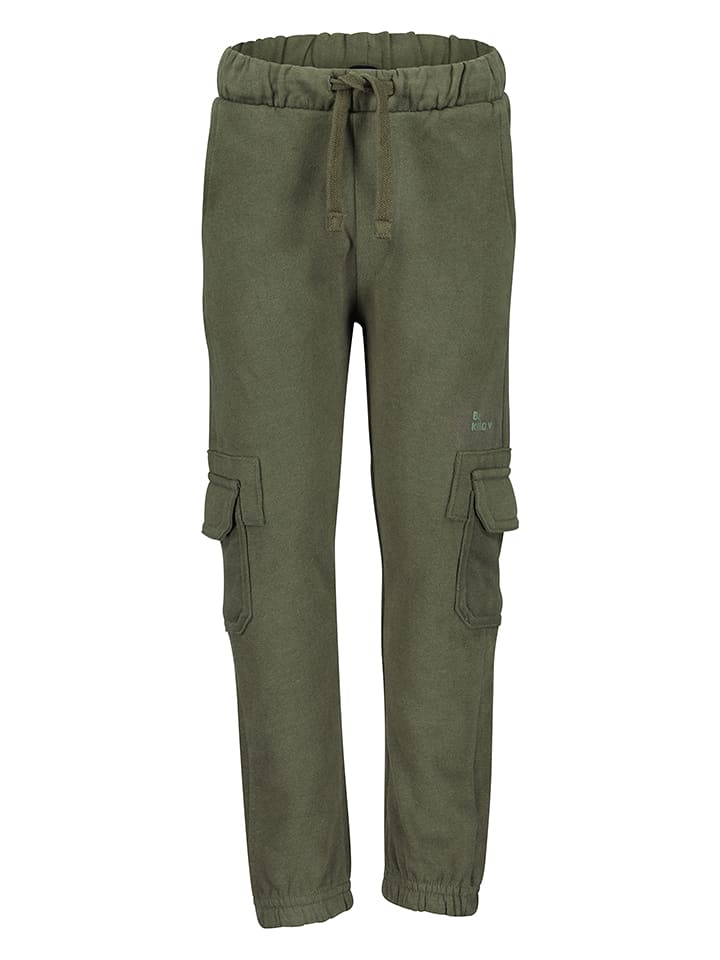 Blue Seven Spodnie dresowe w kolorze khaki rozmiar: 122