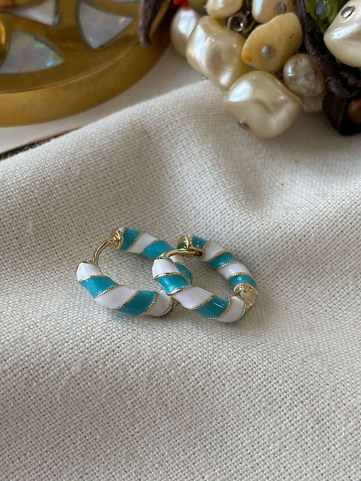 Luseera Pozłacane kolczyki-kreole rozmiar: onesize