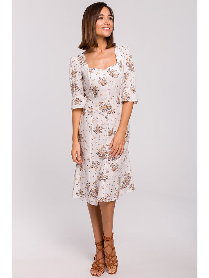 Stylove Sukienka w kolorze białym rozmiar: L