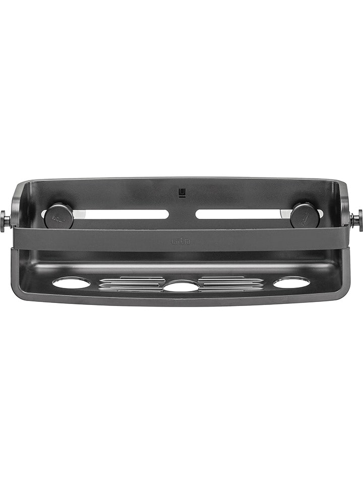 heine home Półka prysznicowa w kolorze czarnym - 33 x 8 x 9 cm rozmiar: onesize