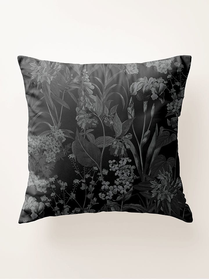 Pierre Cardin Perkalowa poszewka w kolorze czarnym na poduszkę rozmiar: 80x80 cm