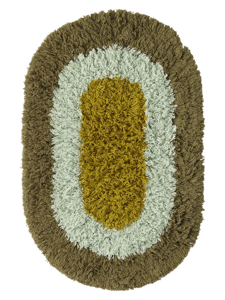 Ellos Home Dywanik łazienkowy "Corina" w kolorze zielonym rozmiar: 80x120 cm