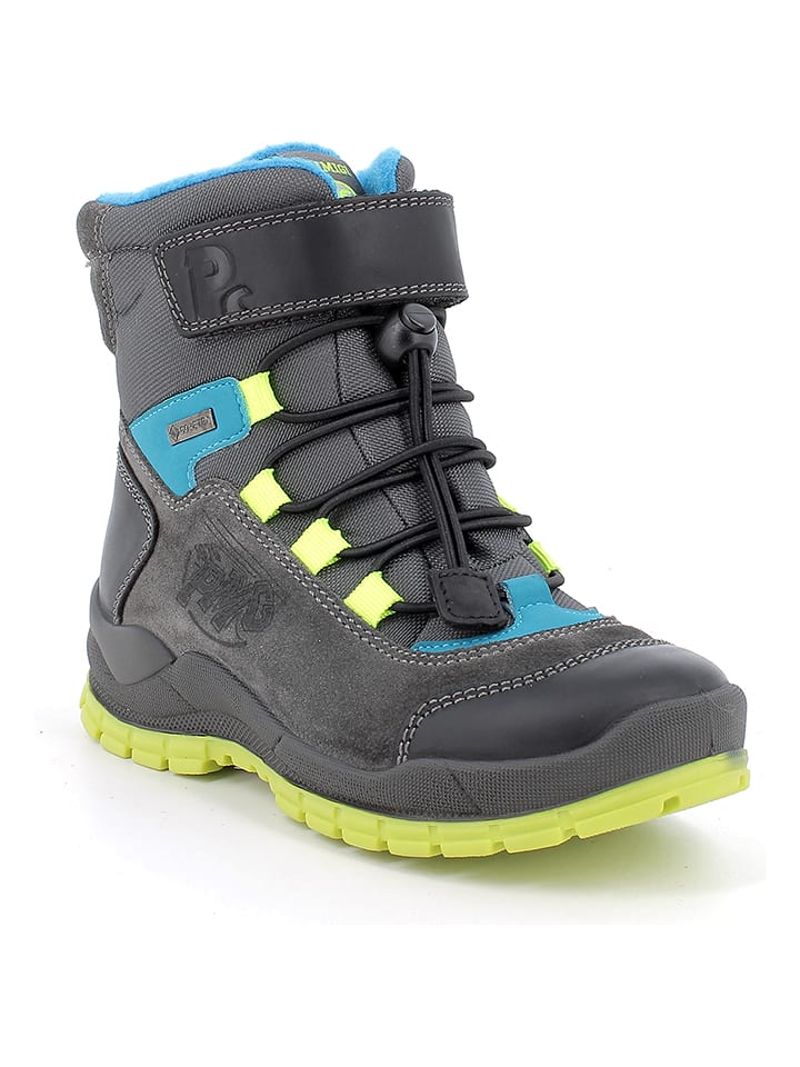 Primigi Skórzane botki w kolorze antracytowym rozmiar: 34