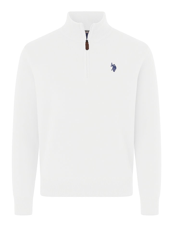 U.S. Polo Assn. Sweter w kolorze białym rozmiar: M