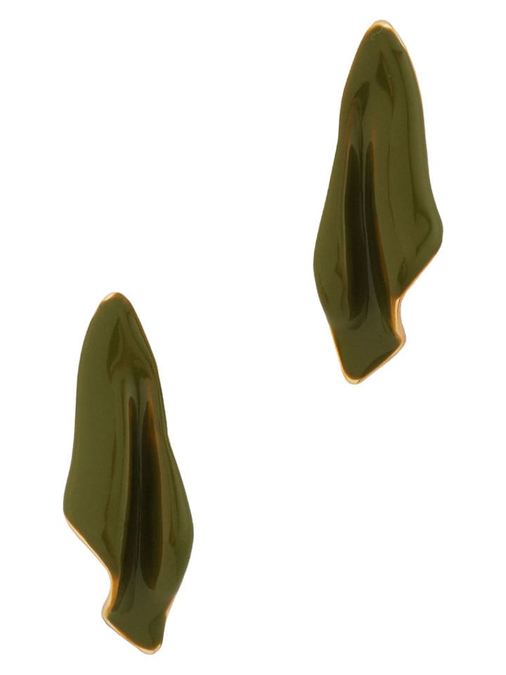 TATUUM Kolczyki w kolorze khaki rozmiar: onesize