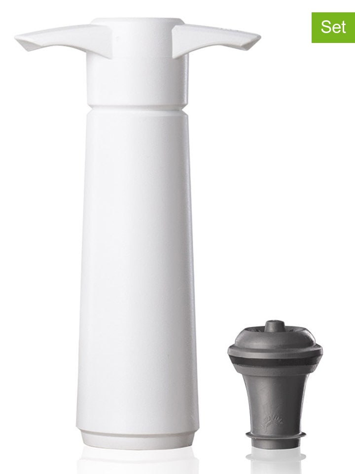 Vacu Vin 2-częściowy zestaw w kolorze białym rozmiar: onesize