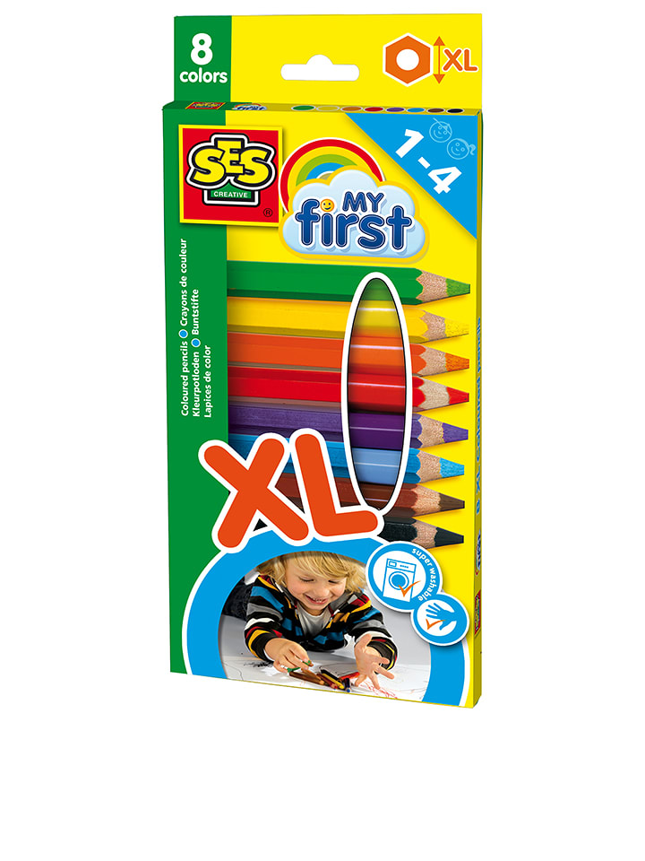 SES Kredki XL "MyFirst" - 12 m+ rozmiar: onesize