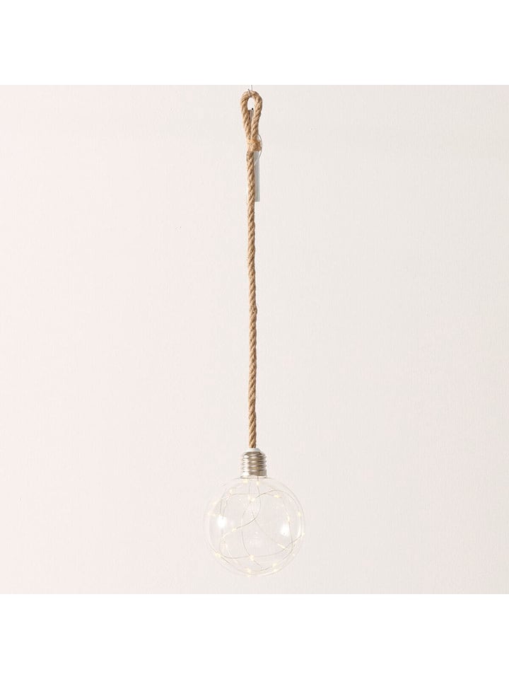 Boltze Dekoracyjna lampa LED "Blinker" w kolorze beżowym - wys. 90 cm rozmiar: onesize