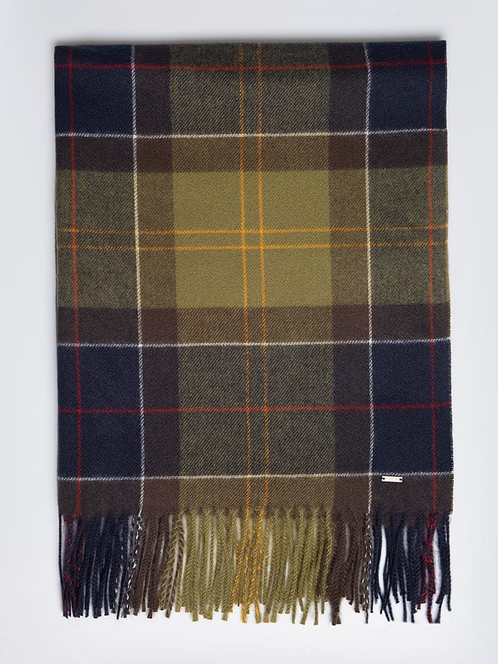 BIG STAR Szal w kolorze khaki - 68 x 68 cm rozmiar: onesize