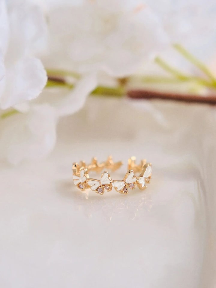 Lodie Silver Pierścionek z cyrkoniami rozmiar: onesize