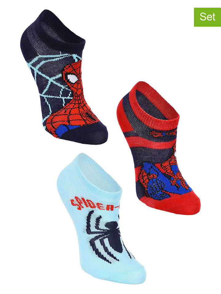 Spiderman Skarpety (3 pary) "Spider-Man" ze wzorem rozmiar: 23-26