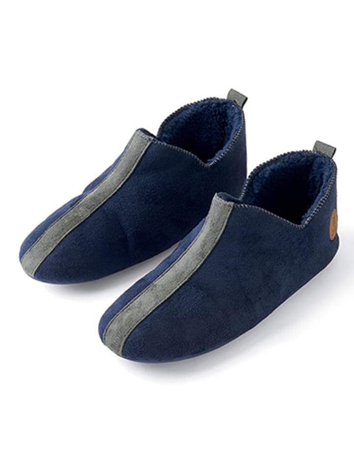 maryplaid Kapcie w kolorze granatowym rozmiar: M