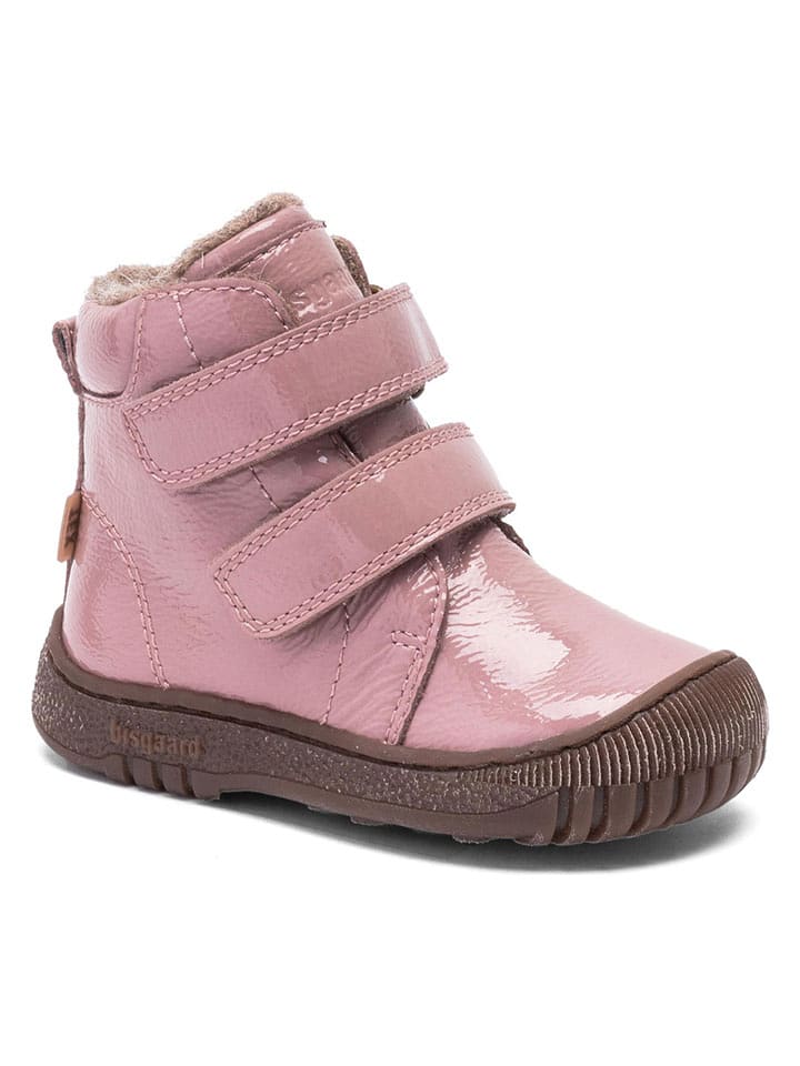 bisgaard Skórzane botki "Evon" w kolorze jasnoróżowym rozmiar: 29