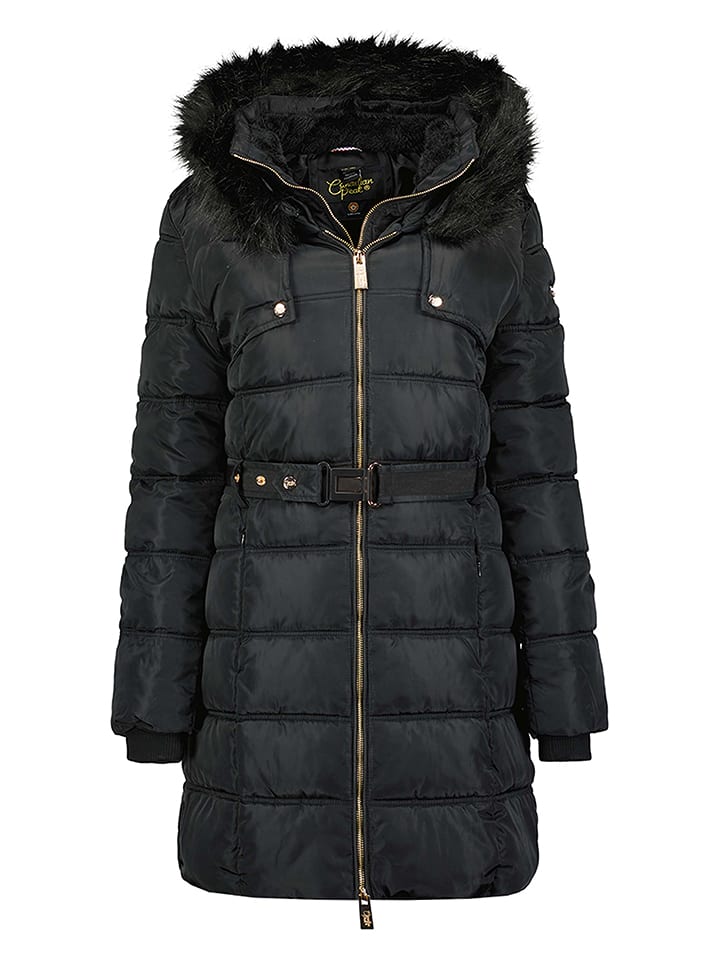 Canadian Peak Parka "Diamentereak" w kolorze czarnym rozmiar: S