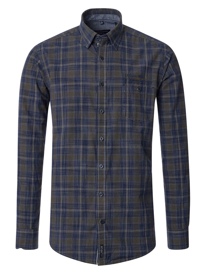 CASAMODA Koszula - Casual fit - w kolorze granatowym rozmiar: XXL