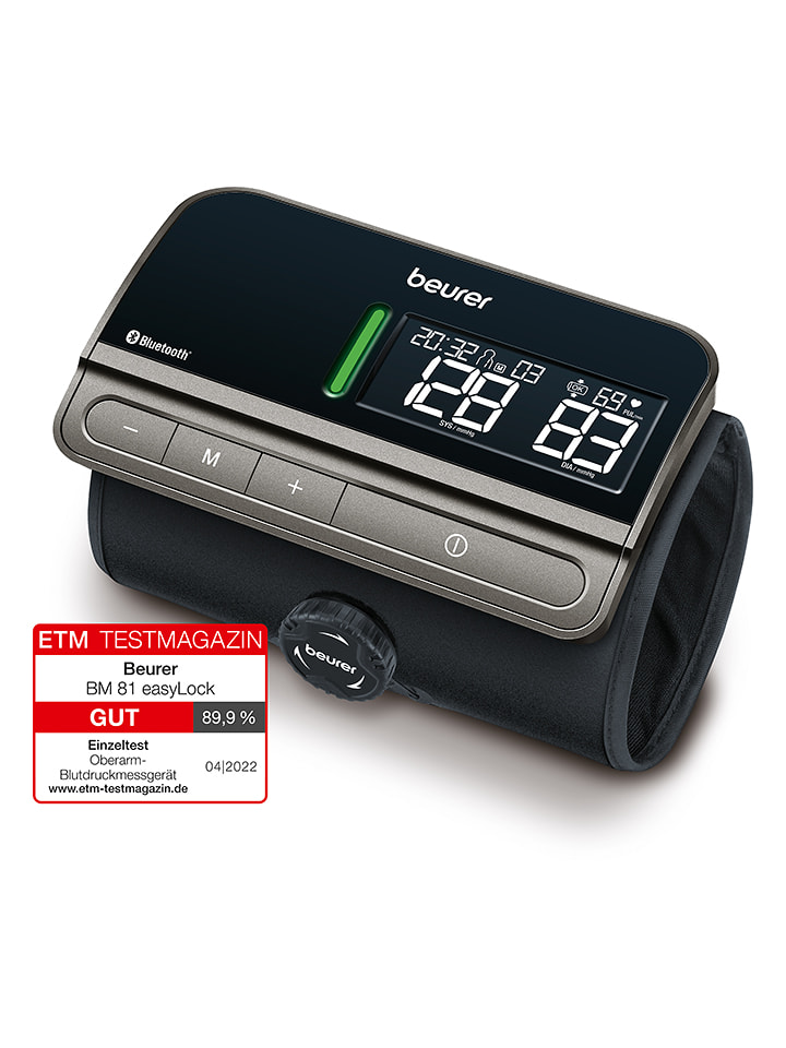 Beurer Ciśnieniomierz naramienny "BM81" w kolorze czarnym - 14,3 x 9,1 x 2,2 cm rozmiar: onesize