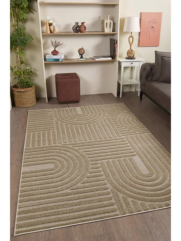 Conceptum Hypnose Dywan "691B" w kolorze jasnobrązowym rozmiar: 120x170 cm