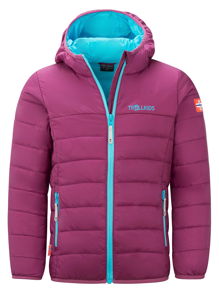 Trollkids Kurtka przejściowa "Eikefjord" w kolorze fioletowym rozmiar: 164