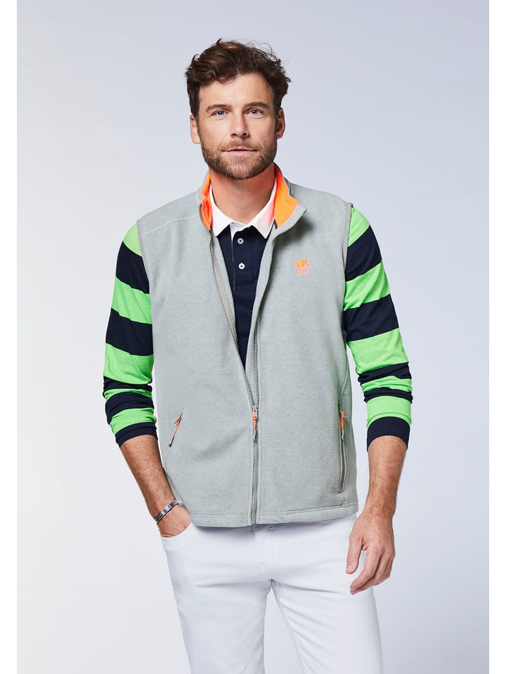 Polo Sylt Kamizelka polarowa w kolorze szarym rozmiar: 3XL