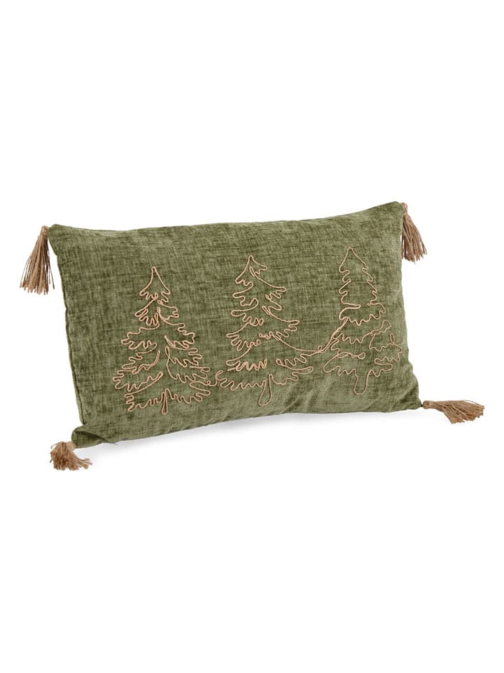 Bizzotto Poduszka "Herbert" w kolorze khaki - 50 x 30 cm rozmiar: onesize