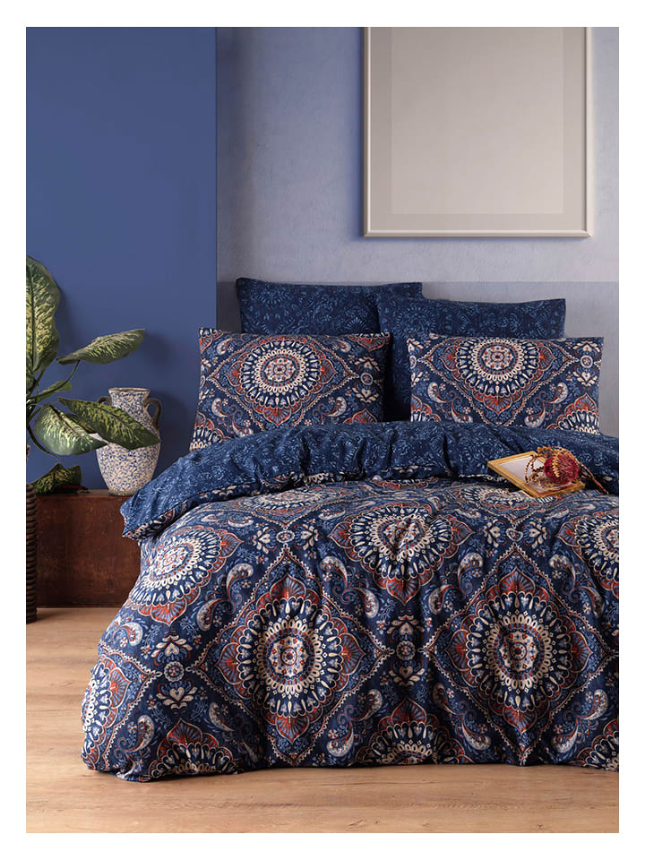 Elizabed Komplet pościeli w kolorze granatowym rozmiar: 135x200 cm