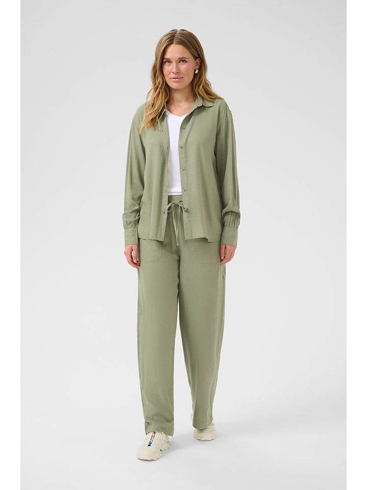Kaffe Koszula w kolorze khaki rozmiar: 46