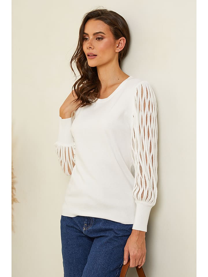 Soft Cashmere Sweter w kolorze kremowym rozmiar: 38/40