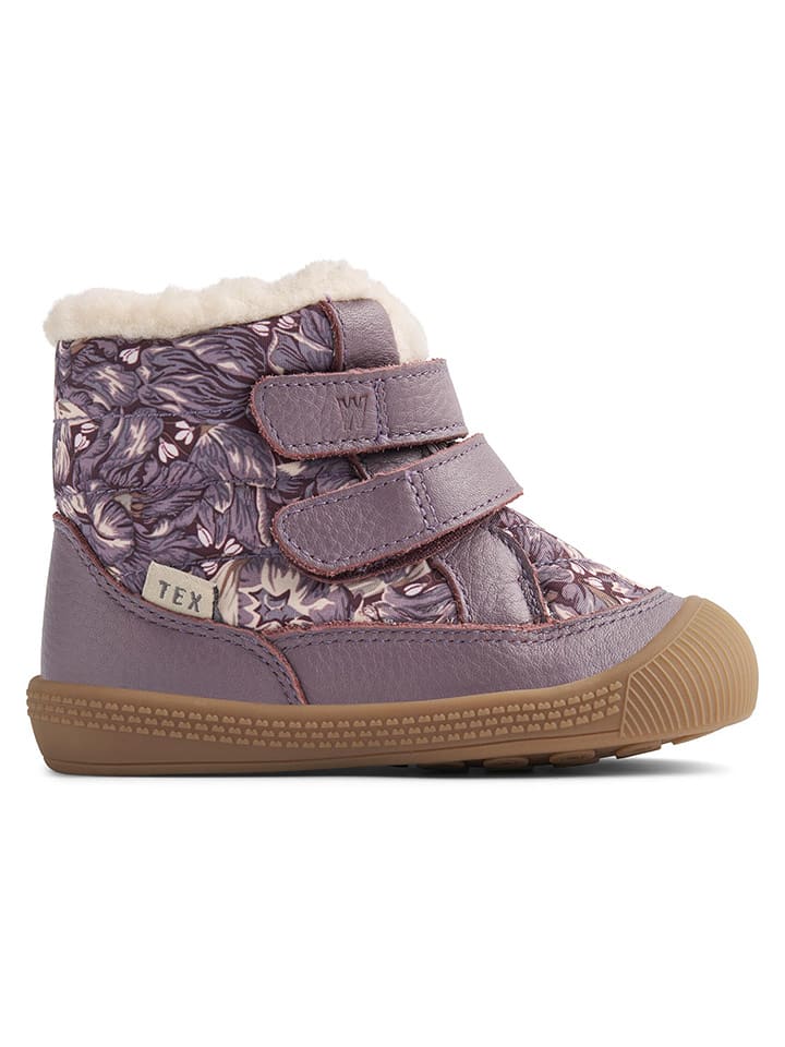 Wheat Botki zimowe w kolorze fioletowym rozmiar: 28