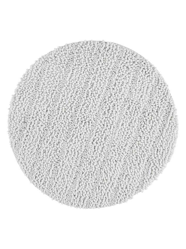 Wecon Home Dywanik łazienkowy "Basics Benno" w kolorze białym rozmiar: 80 cm