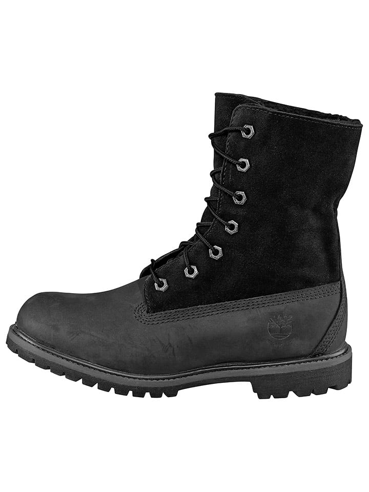 Timberland Skórzane botki w kolorze czarnym rozmiar: 37