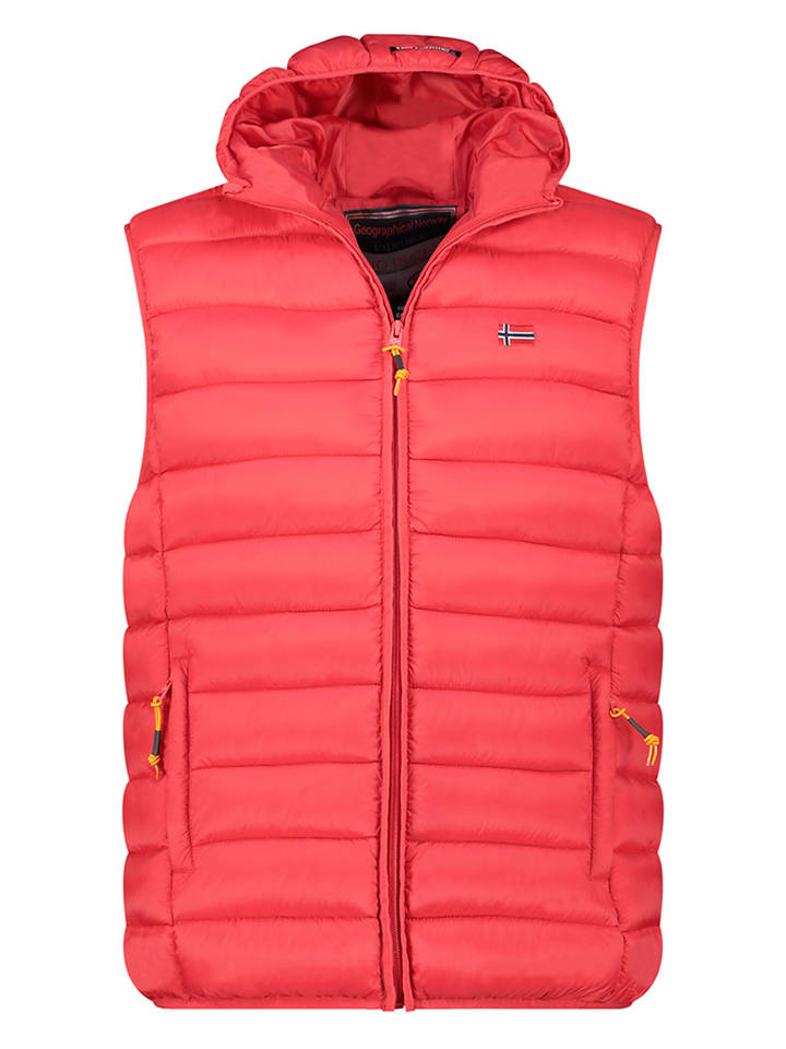 Geographical Norway Kamizelka pikowana "Vamigolor" w kolorze czerwonym rozmiar: 152