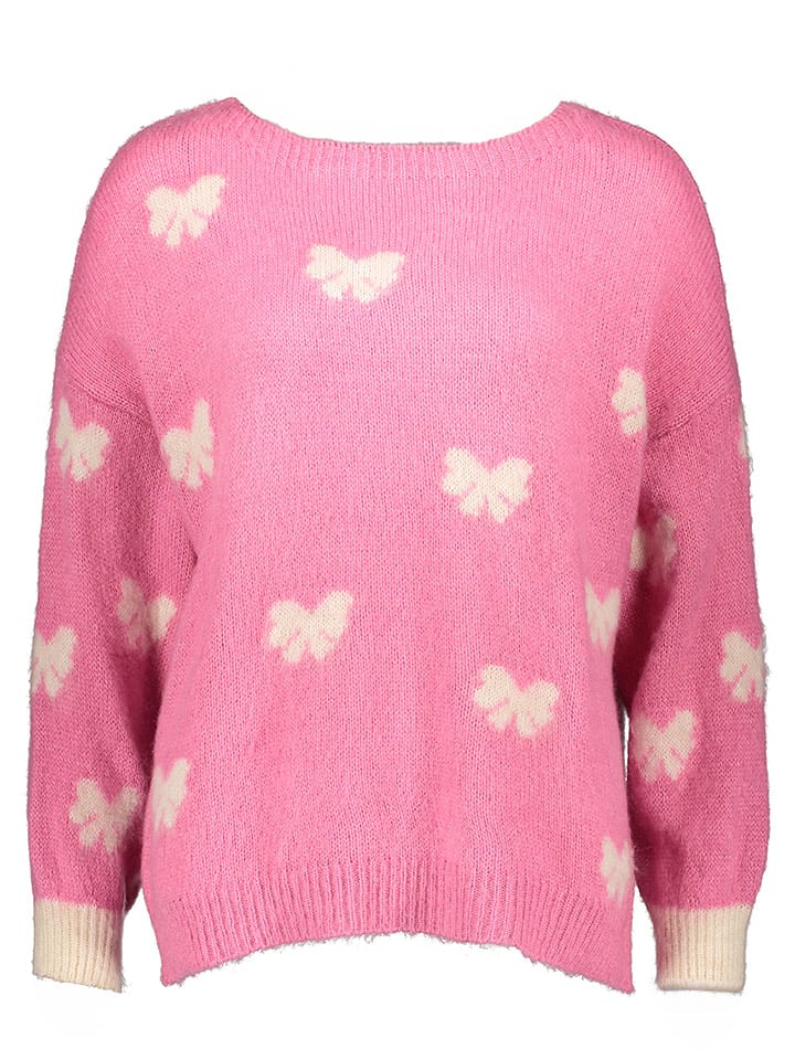 miss goodlife Sweter w kolorze różowym rozmiar: L