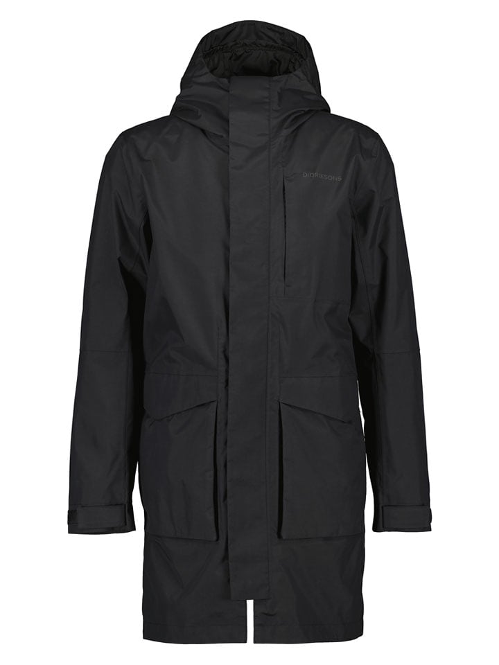 Didriksons Parka "Andreas" w kolorze czarnym rozmiar: XL