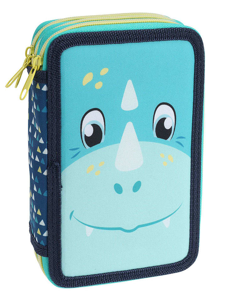 WellHome for Kids Piórnik w kolorze niebieskim z akcesoriami - 13 x 21 x 6,5 cm rozmiar: onesize