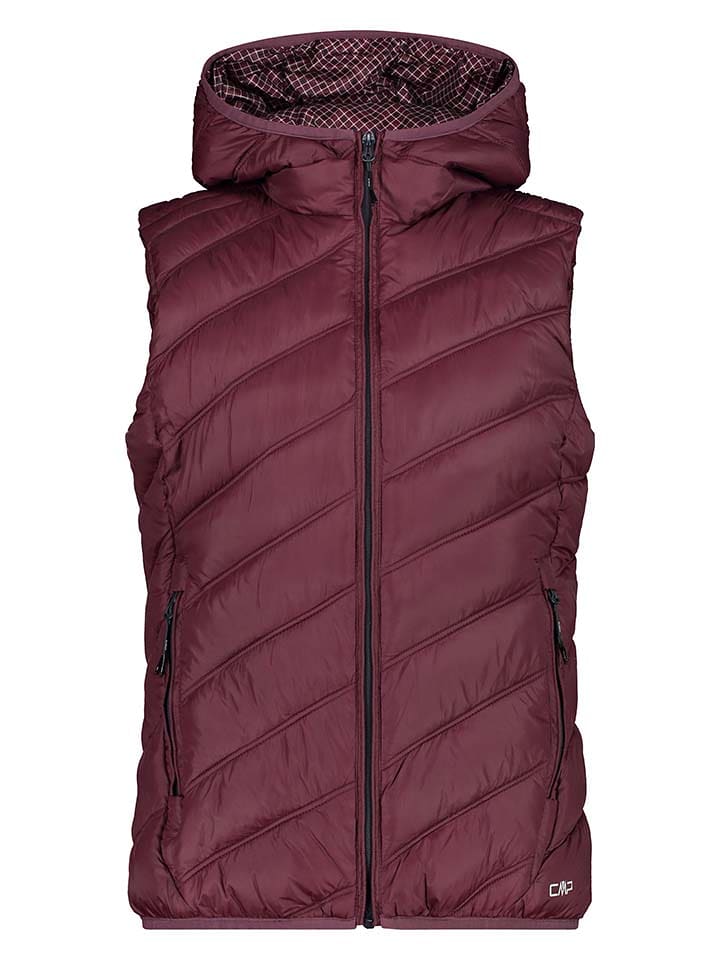 CMP Kamizelka pikowana w kolorze bordowym rozmiar: 42