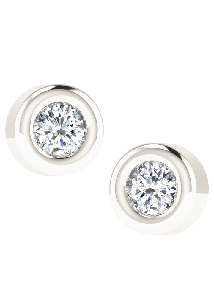 Diamant Vendôme Złote kolczyki-wkrętki z diamentami rozmiar: onesize