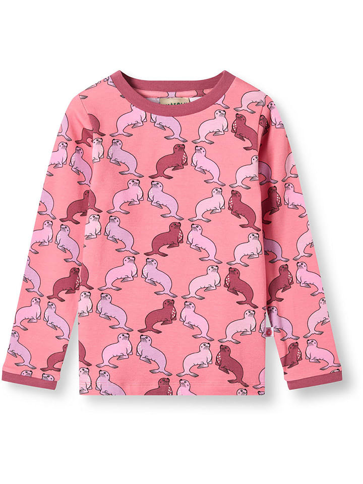 Småfolk Koszulka "Elstar" w kolorze jasnoróżowym rozmiar: 98/104