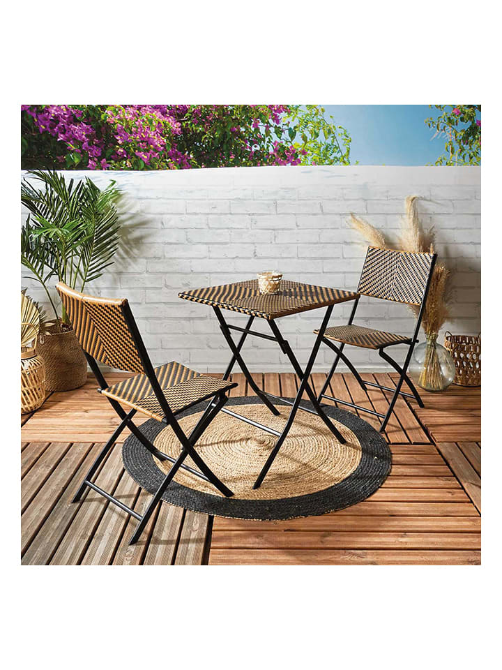 Ethnical Life Krzesło ogrodowe w kolorze brązowym - 45 x 82 x 55 cm rozmiar: onesize