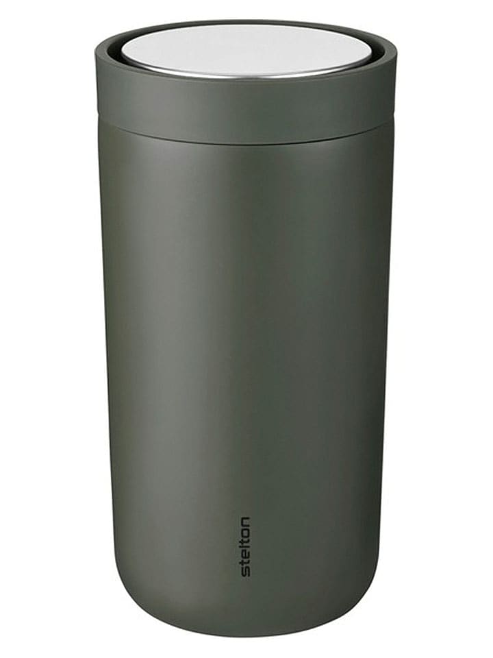 Stelton Kubek termiczny "To Go Click" w kolorze khaki - 200 ml rozmiar: onesize