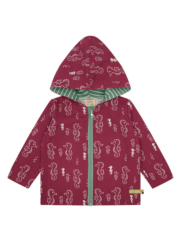 loud + proud Kurtka w kolorze czerwono-białym rozmiar: 110/116