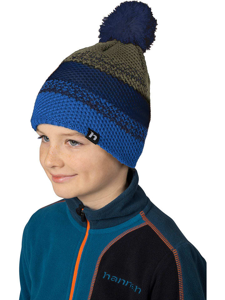 Hannah Czapka "Otik II" w kolorze oliwkowo-niebieskim rozmiar: UNI