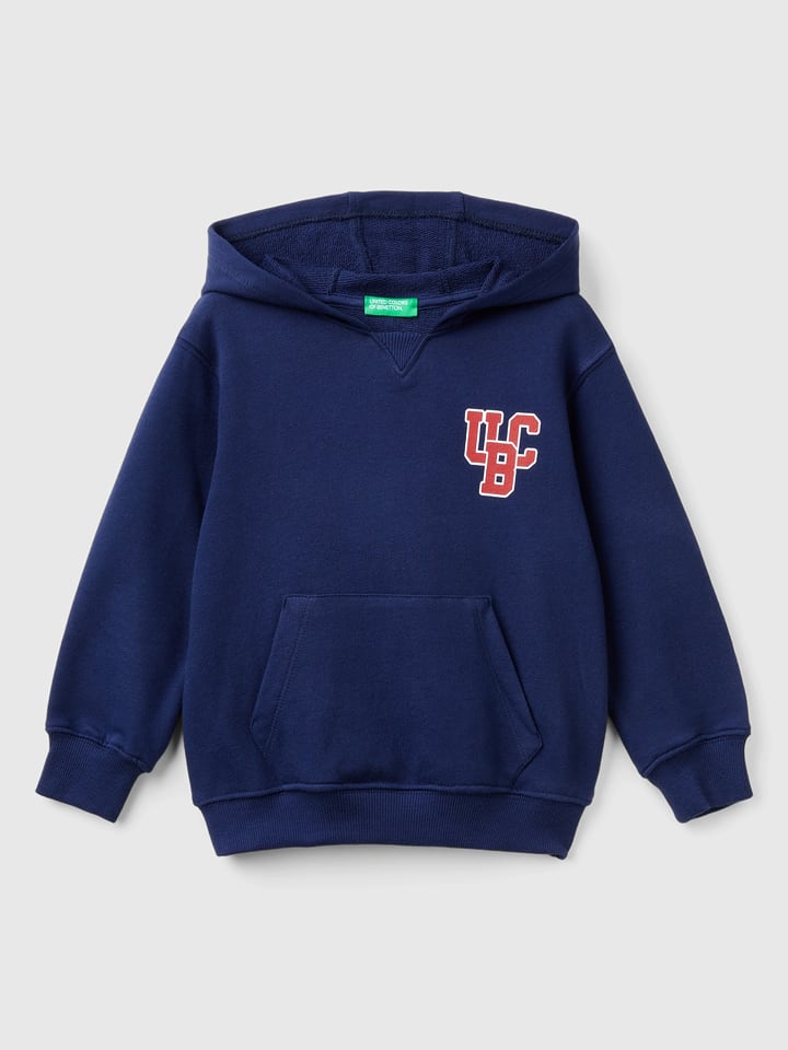 Benetton Bluza w kolorze granatowym rozmiar: 82