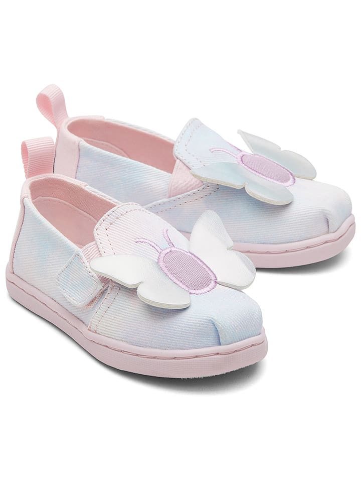 TOMS Slippersy w kolorze błękitno-jasnoróżowym rozmiar: 19,5