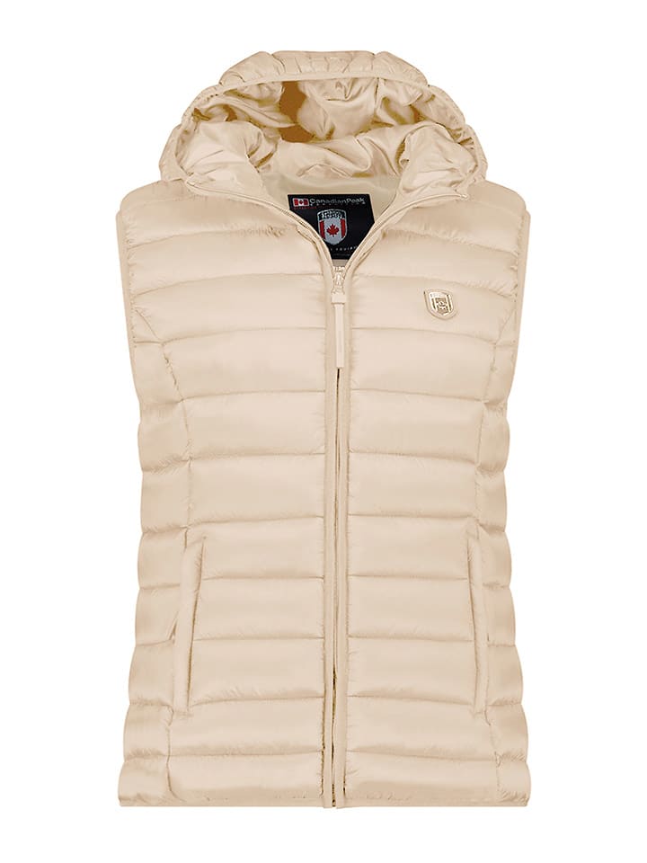 Canadian Peak Kamizelka pikowana "Vakitaleak" w kolorze beżowym rozmiar: XXL