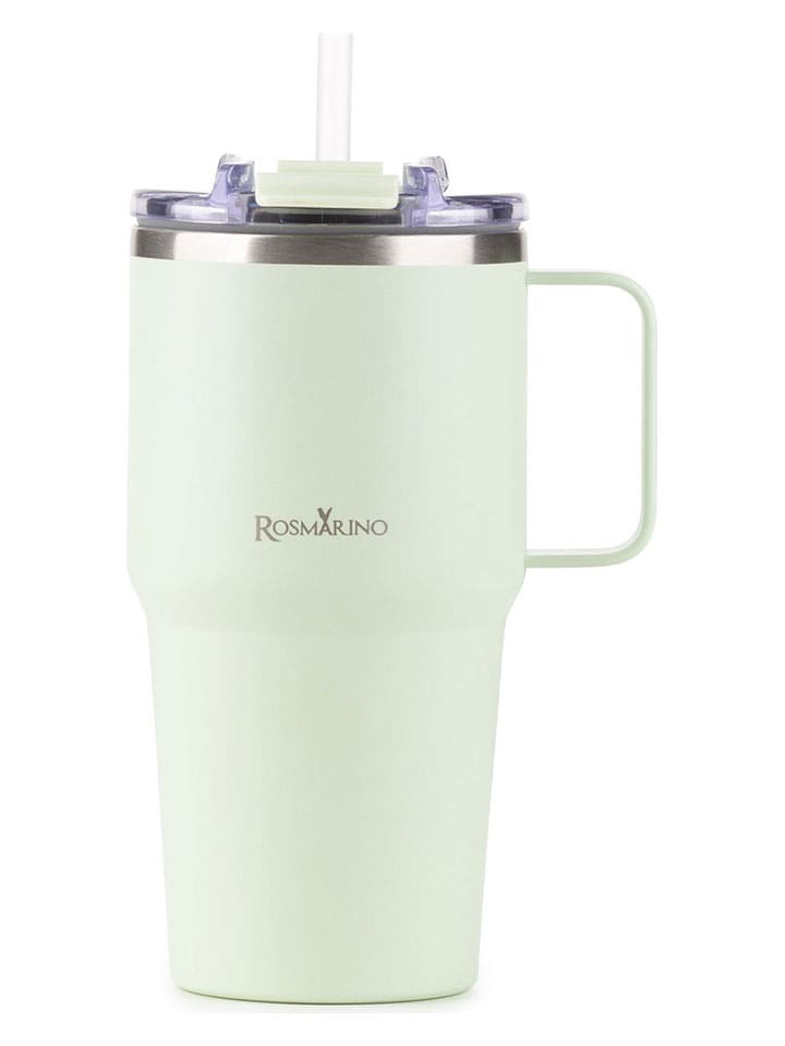 ROSMARINO Kubek termiczny "MegaCup" w kolorze miętowym - 600 ml rozmiar: onesize